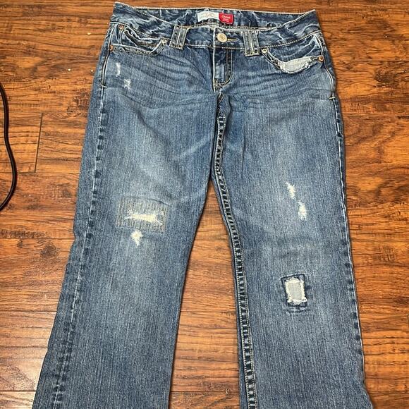 Aeropostale Chelsea Skinny Bootcut Jeans 9/10 Short - Picture 4 of 6